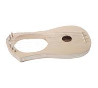 ibasenice String Solid Wood Lyre Harp DIY Assembly Kit Portable Bass Instrument for Beginners with Rich Sound Layers and Enhanced Resonance Suitable for Folk and Modern Music Performances