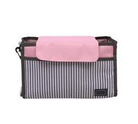 ibasenice Stroller Organizer Bag for Buggy Hanging Storage Diaper Changing Essentials Boy Girl Toys Holder Stripe Design for Mom The Go