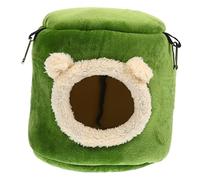 ibasenice Stump-shaped Cotton Nest for Hamster Hut Warm Hamster Hammock for Small Pet Cage