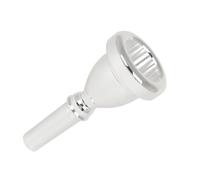 ibasenice Sturdy Silver Plated Tuba Mouthpiece for Marching Band Trumpet Accessories