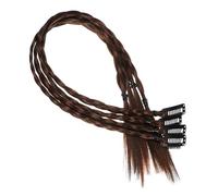 ibasenice Sturdy Synthetic Braided Ponytail Extension Clip with Heat-Resistant Fiber Construction for Women Everyday Wear and Party Hair Accessories