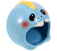 ibasenice Summer Small Pet Nest Ceramic Hamster House with Penguin Pattern, Decorative and Multipurpose Small Pet Sleeping Hideout for Hamsters and Guinea Pigs Random Color