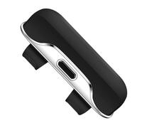ibasenice Sun Visor Glasses Case Clip for Car Sunglasses Holder Open Eyeglasses Storage Organizer Black Fits Suvs and Trucks