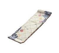 ibasenice Sushi Plate Sushi Dish Japanese Style Ceramic with Delicate Snowflake Glaze, Rectangular for Serving Food Attractive Design at Special Parties and Hotels for Home