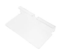 ibasenice Tablet Wall Mount Holder for Tablets and E-readers, Acrylic Material with Adhesive, Secure Protection and Cable Management Groove, Suitable for Bathroom and Kitchen Use