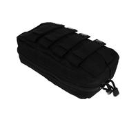 ibasenice Tactical Molle Hanging Bag Outdoor Commuter Pack with Buckle for Travel Sports Running Medical Storage Organizer Portable Emergency Gear Pouch Black