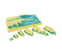 ibasenice Teaching Topographic Models Topographic Map Contours Line Map Model Terrain Contours Line Plastic School Geography Supplies 3d Terrain Classroom Pvc