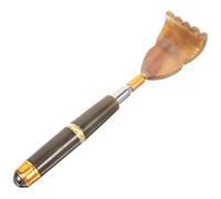 ibasenice Telescopic Back Scratcher Rod Beads for Itchy and Tickling Relief Portable Scratchers Claw for Muscle Pain Relief and Body Relaxation