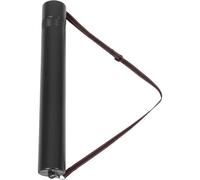 ibasenice Telescoping Drafting Tube Plastic Drawing Tube with Adjustable Shoulder Strap Black Multi-Functional Art Supplies Storage Case for Blueprints and Artwork