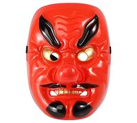 ibasenice Tengu Omen Kabuki Samurai Demon Halloween Cosplay Tengu Halloween Party Cosplay Props