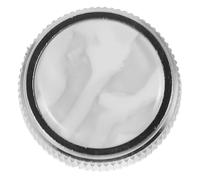 ibasenice Tenor Horn Valve Finger Buttons Providing Accurate Response Replacement Parts in White Copper Nickel Plating and Improving Playing Fluency for Replacing Old Or Missing Buttons