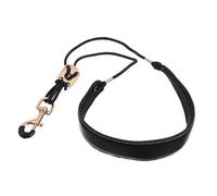 ibasenice Tenor Sax Strap Saxophone Belt Leather Cotton Comfortable Saxophone Fixing Accessory