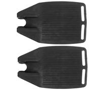 ibasenice Thickened Abs Wheelchair Footrest Pedal Non-Slip Plastic Footplate for Elderly Disabled and Athletes Lightweight Replacement Foot Support for Wheelchair Brands