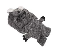 ibasenice Thickened Polyester Pet Clothes for Small Dogs Quick-dress Cosplay Costume Stand-up Puppy Jumpsuit Dog Apparel with Novelty Prints for Holiday Festivities and Street Strolls
