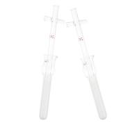 ibasenice Tissue Use for Experiments and Facility Scientific Research 2ml Glass Grinder Homogenizer Pestle Tool 2pcs Set Withstand High Temperatures Versatile Instrument Lab