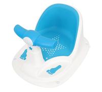 ibasenice Toddler Bath Chair and Suction Cup Stability with Stable Structure Baby Bath Seat Blue Made of Sturdy Pp and TPE for Safe Sitting the Tub During Shower Time