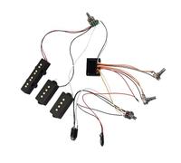 ibasenice Tone Control Harness for Bass Guitar 3 Band Eq Preamp Pickup Set Electric Guitar Accessories