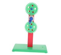 ibasenice Toothed Wheel Gear Experimental Apparatus for Physics Teaching Environmental Protection Material Smooth Finish Science Experimental Tool for Mechanic Lab and Stem Random Color