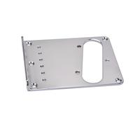 ibasenice Top-loading Bridge Plate for Tl String Electric Guitar Easy Installation Compatible Full Humbucker Pickups Chrome Finish