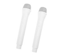 ibasenice Toy Microphone Prop Boys and Girls Microphone Red Handheld Prop Mic for Children's Role Play