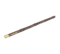 ibasenice Traditional Bamboo Dizi Flute C Key with Dragon Phoenix Design, Chinese Musical Instrument for Beginners and Student Exams, Handmade Bamboo Flute for Folk Music