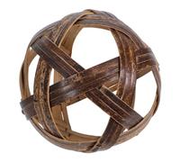 ibasenice Traditional Bamboo Kick Ball Hand Woven for Natural Bamboo Outdoor Sports Ball for Fitness Cultural Exploration