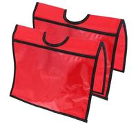ibasenice Traffic Cone Covers 2pcs Pvc Warning Signal Sleeves for Outdoor Training and Road Safety 22.44x12.99x0.08in