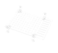 ibasenice Transparent Acrylic Aquarium Divider Board with Suction Cups Fish Tank Isolation Panel for Breeding Separating Aggressive Sick Fish Expandable Aquarium Accessory