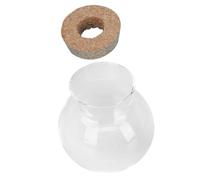 ibasenice Transparent Glass Moss Landscaping Bottle with Stopper Reusable Micro Landscape Plant Container for Home Decor Ecological Terrarium Jar for Creative Indoor Gardening