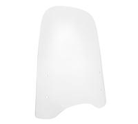 ibasenice Transparent Scooter Windscreen Windshield with Curved Windproof Design for Motorcycles and Electric Scooters High-definition Clear Panel for Wind and Rain Protection