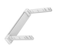 ibasenice Trash Bag Holder Rack Garbage Bag Holder White Abs Foldable Strong Load Bearing Mouth Support Design Stylish Simple Kitchen Use