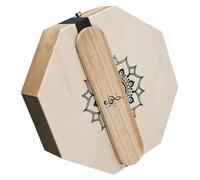 ibasenice Travel Cajon Drum Octagonal Lightweight Portable Hand Clapping Drum Percussion Box Beginner Musical Instrument for Street Performance and Home Practice