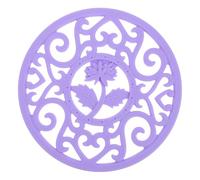 ibasenice Trivet Protecting from Heat and Avoiding Breakage for Kitchen and Dining Table Silicone Pot Holder Mat Heat Resistant Non- with Hollow Design