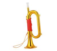 ibasenice Trumpet Bugle Horn Musical Instrument for Stage Performance Role Play Production Engaging Design for Boys Educational Tool for Fun Activities