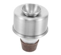 ibasenice Trumpet Mute Aluminium Alloy Metal Straight Practice Mute for Beginners and Adults Brass Instrument Accessory Suitable for Quiet Practice and Music Learning