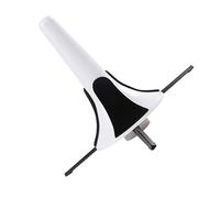 ibasenice Trumpet Tripod Stand White with Rotating Screw Detachable Metal Bracket Felt Protection Foldable Portable Holder for Wind Instrument