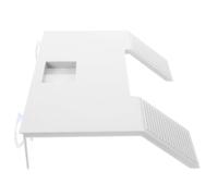 ibasenice Turtle Tank Floating Basking Platform with Suction Cups, Large White Turtle Ramp and Climbing Terrace for Aquarium Habitat Accessories