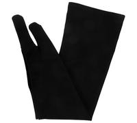 ibasenice Two-Finger Artist Glove with Anti-Slip Design Breathable Polyester Material Comfortable Multi-Functional Sketching Glove for Drawing and Digital Tablets for Designers and Artists