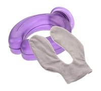 ibasenice U-Shaped Neck Heat Pack and Ice Pack for Shoulder -use Hot Water Bottle with Portable Pouch Lightweight Cooling and Warming Therapy for Travel and Home Comfort