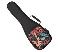 ibasenice Ukulele Carry Bag Case with Double Shoulder Straps 26 Inch Ukulele Storage Bag in Nylon and Sponge with Thick Padding and Large Front Pocket Lightweight Design