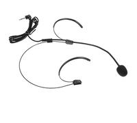 ibasenice Ultra-thin Wired Headset Microphone with Two-ear Hanging Design Made of Abs for Indoor Activities and Live Performances Suitable for Singers and Actors