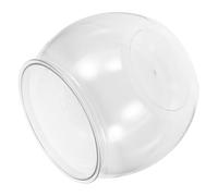 ibasenice Unbreakable Round Pet Plastic Fish Bowl 20X17Cm Small Desktop Aquarium Tank for Goldfish Betta Fish and Reptile Breeding Habitat