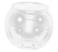 ibasenice Unbreakable Transparent Fish Tank Medium Globe Design for Home Office Decor Stylish Fish Bowl for Desk Wedding and Garden Use Durable Attractive Aquarium Decoration