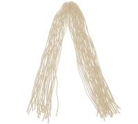 ibasenice Unisex Dreadlock Wig Hair Extensions Hip-hop Style White High Temperature Fibre Gentle Comfortable Easy to Wear for Going Shopping Or Wedding