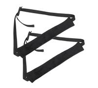 ibasenice Universal Baby High Chair Straps Safety Harness for Toddlers Adjustable Black Replacement for Dining Chairs Outdoor Use 2pcs