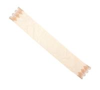 ibasenice Upright Piano Cover Elegant Flower Embroidery Dust Cloth for Full Keyboard Music Rooms Versatile Piano Bench Cover Beige