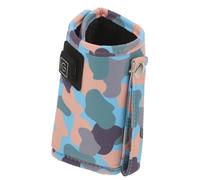 ibasenice USB Portable Bottle Warmer Adjustable Mode Milk Heater Cover for Parents The Go for Winter Outdoor Use Compact Insulated Feeder Bag Camouflage Blue