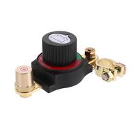 ibasenice V 24v Battery Kill Switch Power Switch with Heavy Duty Durability and Removable Knob, Brass and Plastic Electrical Battery Isolator for Cars, Trucks, Rvs and Boats