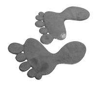 ibasenice Vintage Cast Iron Stepping Stones Weatherproof Garden Path Mats for Outdoor Trails and Landscaping Decor Heavy Duty Footprint Walkway Stones