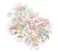 ibasenice Vintage Plant Stickers Self Adhesive Botanical Decals for Journaling Scrapbooking DIY Crafts Diverse Style Combinations for Diary Decoration and Card Making
